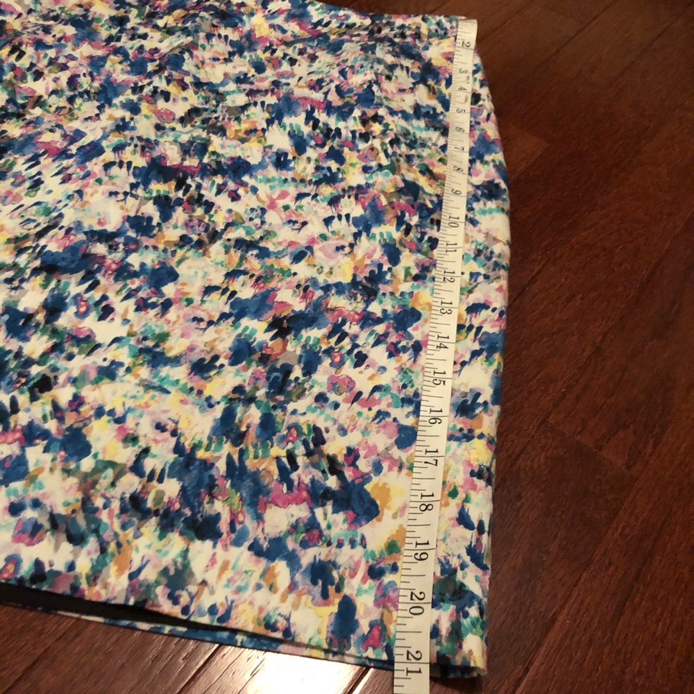 Ann Taylor Multicolored Pencil Skirt 10 Petite New - Picture 7 of 8